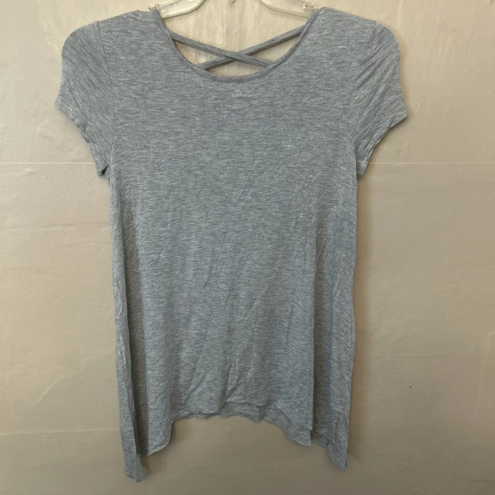 girls justice 14/16 Gray T Shirt‎ Top Kitty With Glasses